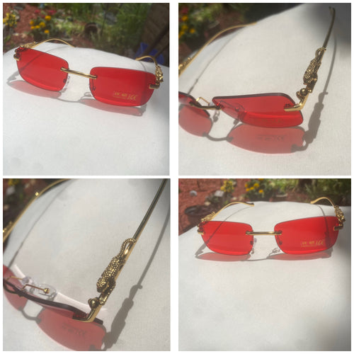 Red hot Men sunglasses