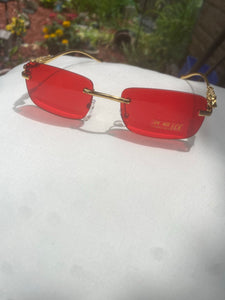 Red hot Men sunglasses